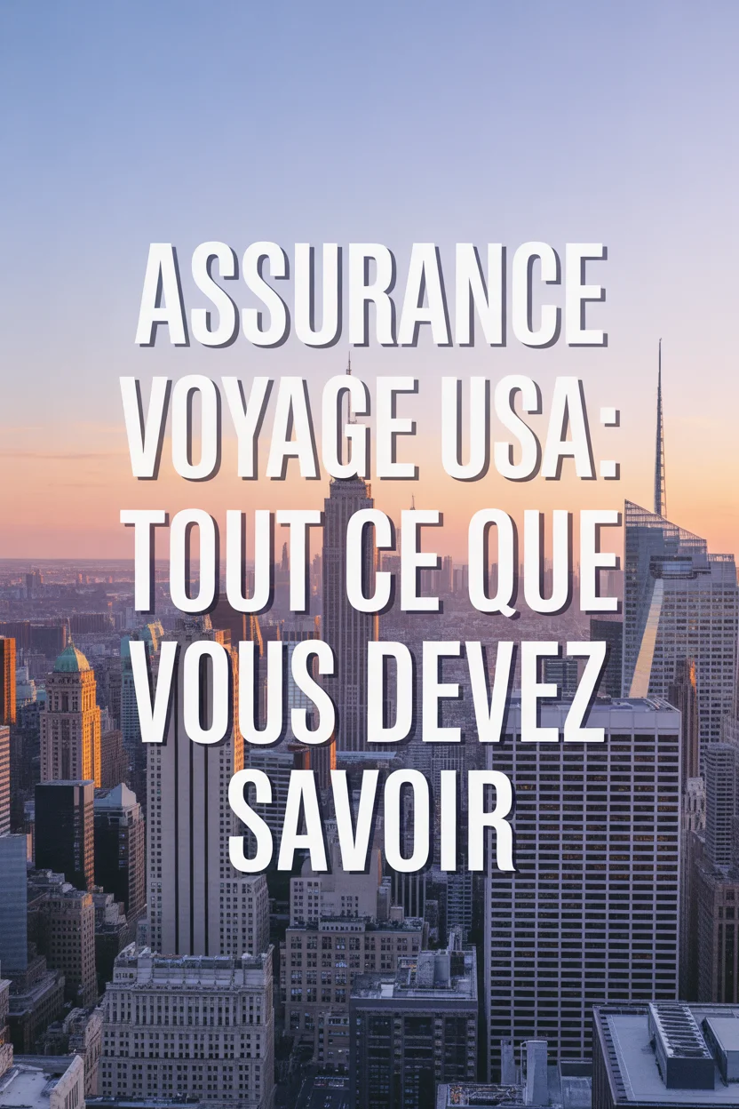Guide Complet: Assurance Voyage USA - Tout Ce Que Vous Devez Savoir